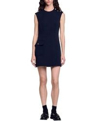Sandro - Tailored Woven Dress - Lyst