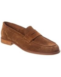 Antonio Maurizi - Suede Penny Loafer - Lyst