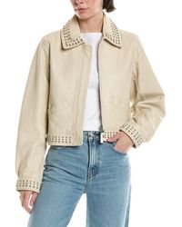 Cinq À Sept - Kierstin Leather Jacket - Lyst