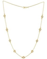 Diana M. Jewels - Fine Jewelry 14k 2.26 Ct. Tw. Diamond By The Yard Necklace - Lyst