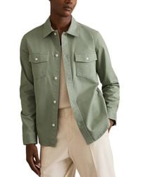 Reiss - Malaki Cotton Twill Tw Casual Shirt - Lyst