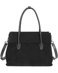 Tiffany & Fred Paris - Suede Foldover Tote - Lyst