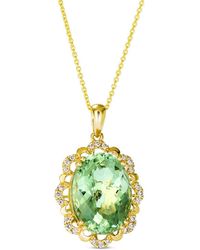 Le Vian - Le Vian 14k 8.76 Ct. Tw. Diamond & Quartz Pendant Necklace - Lyst