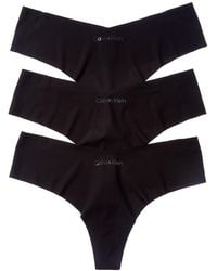 Calvin Klein - 3Pk Perfectly Fit Thong - Lyst
