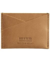 Shinola - Utility Usa Heritage Leather Card Case - Lyst