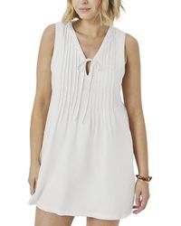 Splendid - Stella Linen Mini Dress - Lyst