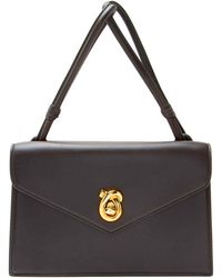 Bottega Veneta - Lambskin Knot Lock Nodo Piano Top Handle (Authentic Pre- Loved) - Lyst
