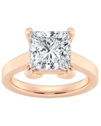 Lab Grown Diamonds - 14K 4.00 Ct. Tw. Lab-Grown Diamond Solitaire Engagement Ring - Lyst