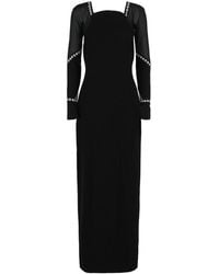 Givenchy - Crystal Embellished Crepe Gown - Lyst