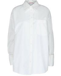 Valentino - Cape-Style Button Up Shirt - Lyst