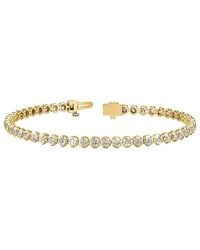 Lab Grown Diamonds - 14K 3.08 Ct. Tw. Lab-Grown Diamond Tennis Bracelet - Lyst