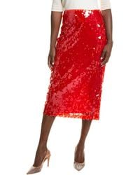 BCBGMAXAZRIA Sequin Maxi Shift Skirt in Purple Lyst Australia