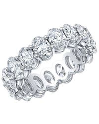 Forever Creations Signature - Forever Creations 14k 6.00 Ct. Tw. Lab Grown Diamond Eternity Ring - Lyst