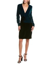 Tom Ford - Velvet Silk-Blend Mini Dress - Lyst