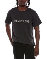 Helmut Lang - Plaid Check Logo T-Shirt - Lyst