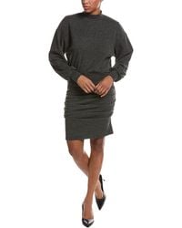 Susana Monaco - Fleece Mock Gathered Mini Dress - Lyst
