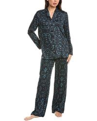 Hanro - 2Pc Long Sleeve Pajama Set - Lyst