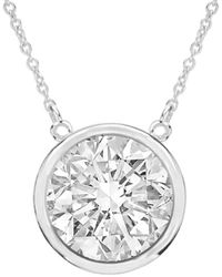 Diana M. Jewels - Fine Jewelry 14k 0.15 Ct. Tw. Diamond Necklace - Lyst