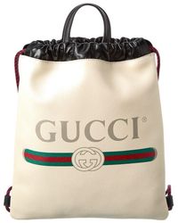 Queen margaret leather backpack Gucci Black in Leather - 31701845