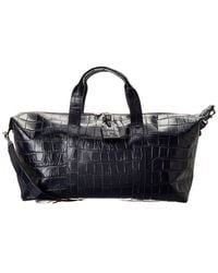 Mulberry - Heritage Medium Clipper Matte Croc-Embossed Leather Duffel Bag - Lyst
