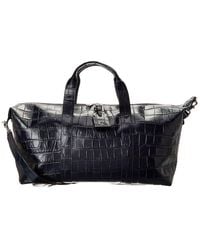 Mulberry - Heritage Medium Clipper Matte Croc-Embossed Leather Duffel Bag - Lyst
