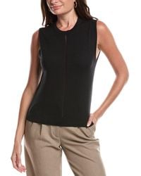 St. John - Fine Gauge Shell Top - Lyst