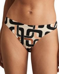 Reiss - Heidi Chain Print Bikini Bottom - Lyst