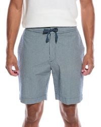 Officine Generale - Joaquim Seersucker Short - Lyst