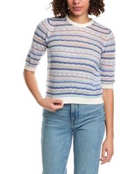 Minnie Rose - Multi Stitch Mohair, Wool & Silk-blend Sweater - Lyst