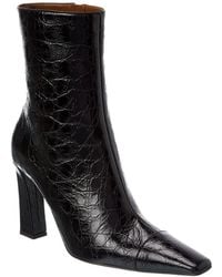 Giuseppe Zanotti - Brenda 90 Croc-Embossed Leather Boot - Lyst