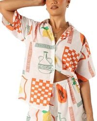 AMINA GLAM - 2Pc Shirt & Short Set - Lyst