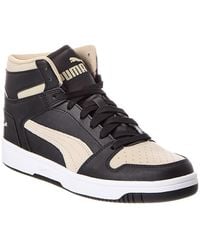 PUMA - Rebound Layup Dust Leather High-top Sneaker - Lyst