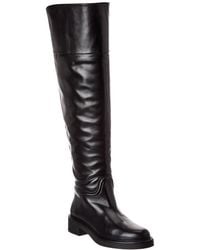 Stuart Weitzman - Celia Leather Over-The-Knee Riding Boot - Lyst