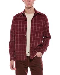 Isaia - Wool & Cashmere-Blend Shirt - Lyst
