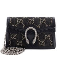 Gucci - Gg Denim Dionysus Bag Super Mini (Authentic Pre-Loved) - Lyst