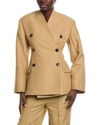 Co. - Sculptural Llarless Wool-Blend Jacket - Lyst