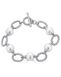 Belpearl - 10Mm Pearl Toggle Bracelet - Lyst