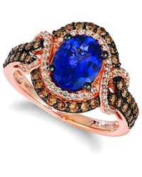 Le Vian - Le Vian 14K 1.70 Ct. Tw. Diamond & Tanzanite Eternity Ring - Lyst