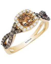 Le Vian - 14k Honey Gold 0.86 Ct. Tw. Diamond Ring - Lyst