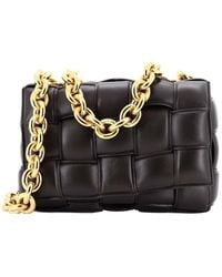 Bottega Veneta - Cassette Chain Crossbody Bag Padded Maxi Intrecciato Leather (authentic Pre-loved) - Lyst