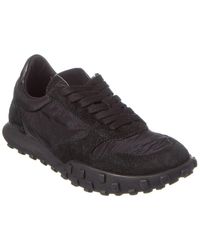 Jil Sander - Nylon & Suede Sneaker - Lyst