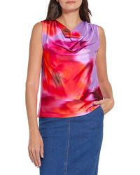 Lyssé - Rosario Draped Printed Top - Lyst