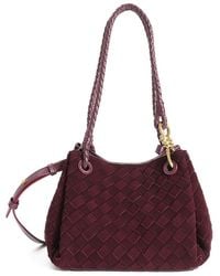 Tiffany & Fred Paris - Woven Leather Shoulder Bag - Lyst