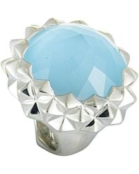 Stephen Webster Silver 43.50 Ct. Tw. Gemstone Ring - Blue