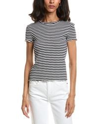 Splendid - Pointelle Tee - Lyst