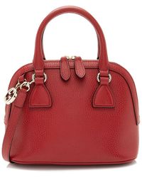 Gucci - Leather Gg Charm Dome Small Shoulder Bag (Authentic Pre-Owned) - Lyst