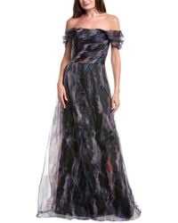 Rene Ruiz - Off-The-Shoulder Organza Gown - Lyst