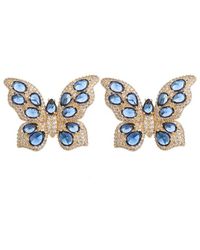 Eye Candy LA - Luxe Collection 18k Plated Cz Studs - Lyst