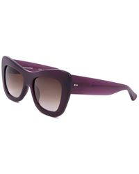 Linda Farrow - Dvn122 56mm Sunglasses - Lyst
