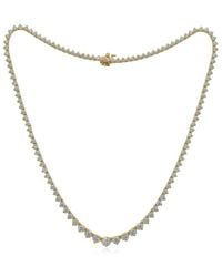 Diana M. Jewels - Fine Jewelry 18k 11.15 Ct. Tw. Diamond Tennis Necklace - Lyst